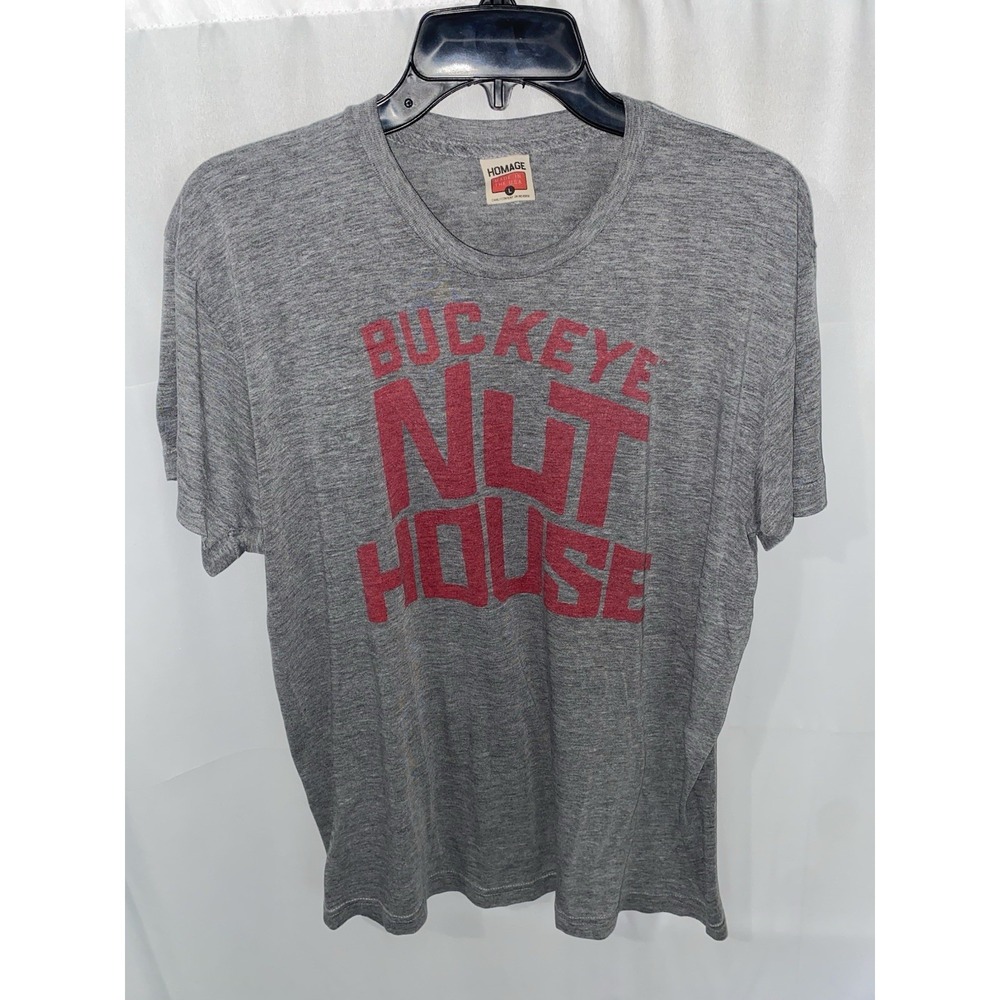 Homage Ohio State Buckeyes Nut House‎ T Shirt Large